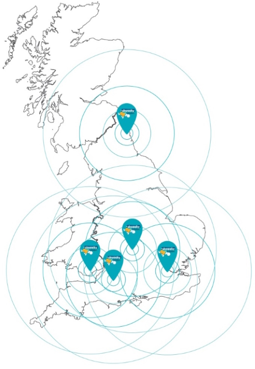 Contact Us Map