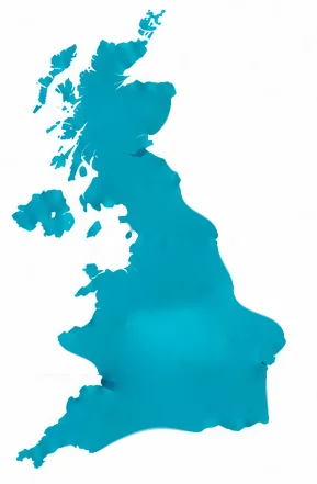 UK map showing Skweeky Kleen locations